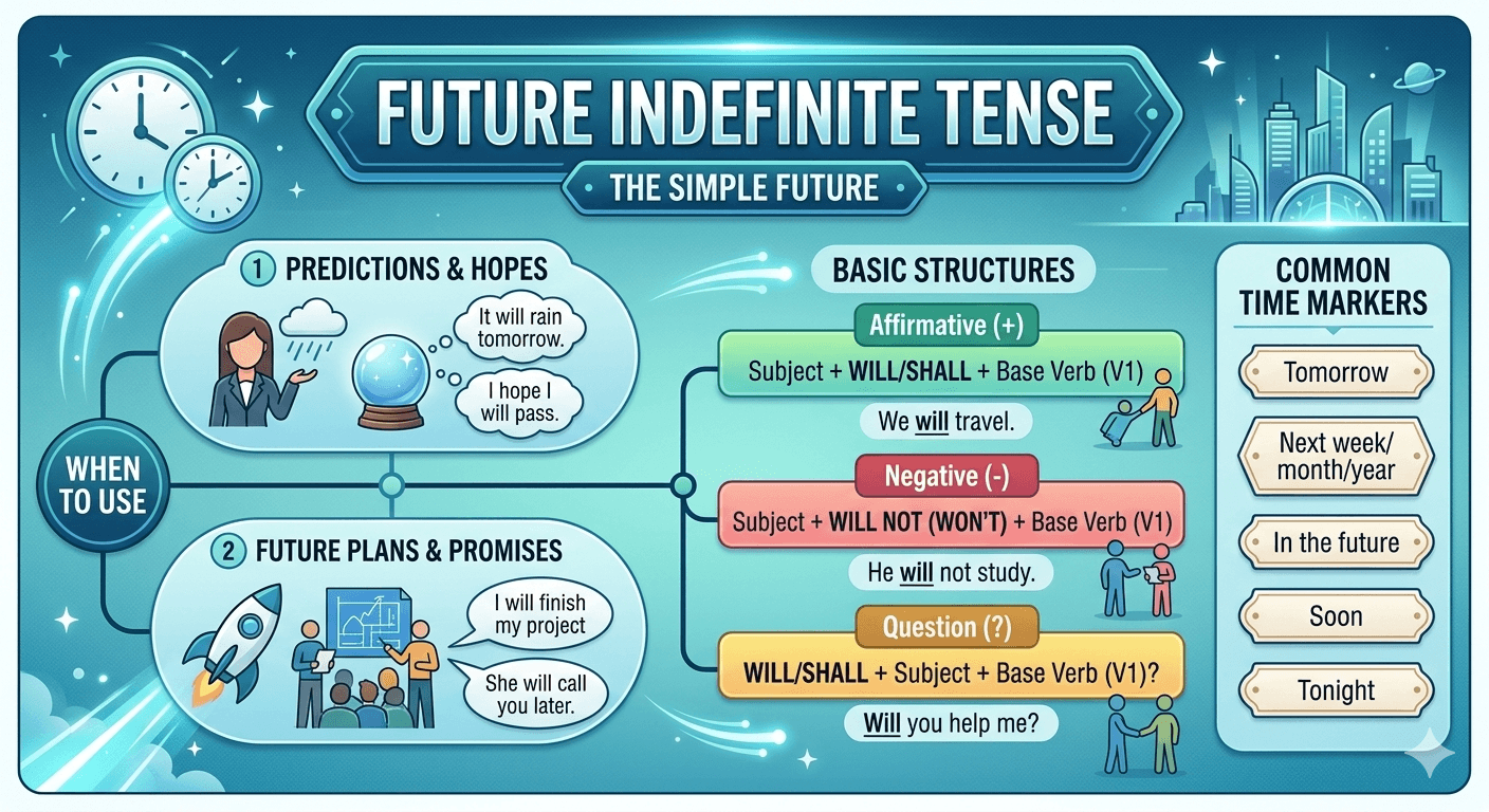 Future indefinite tense