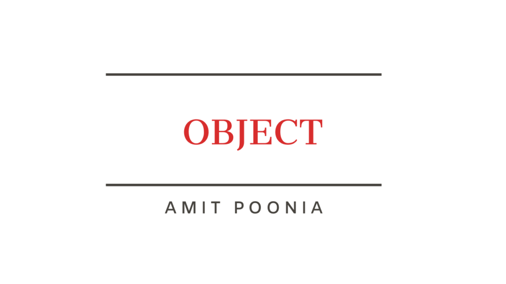 object