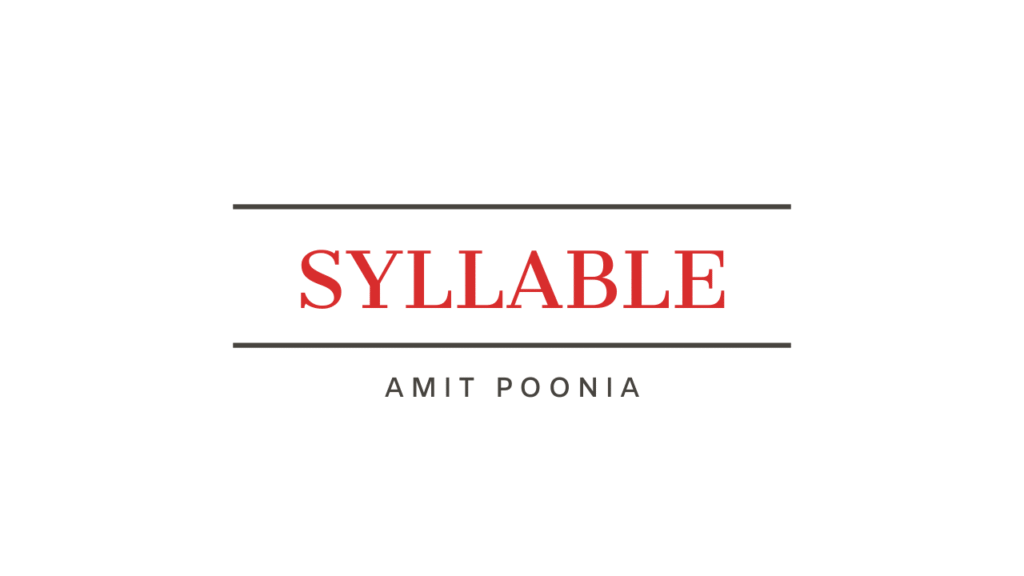 Syllable