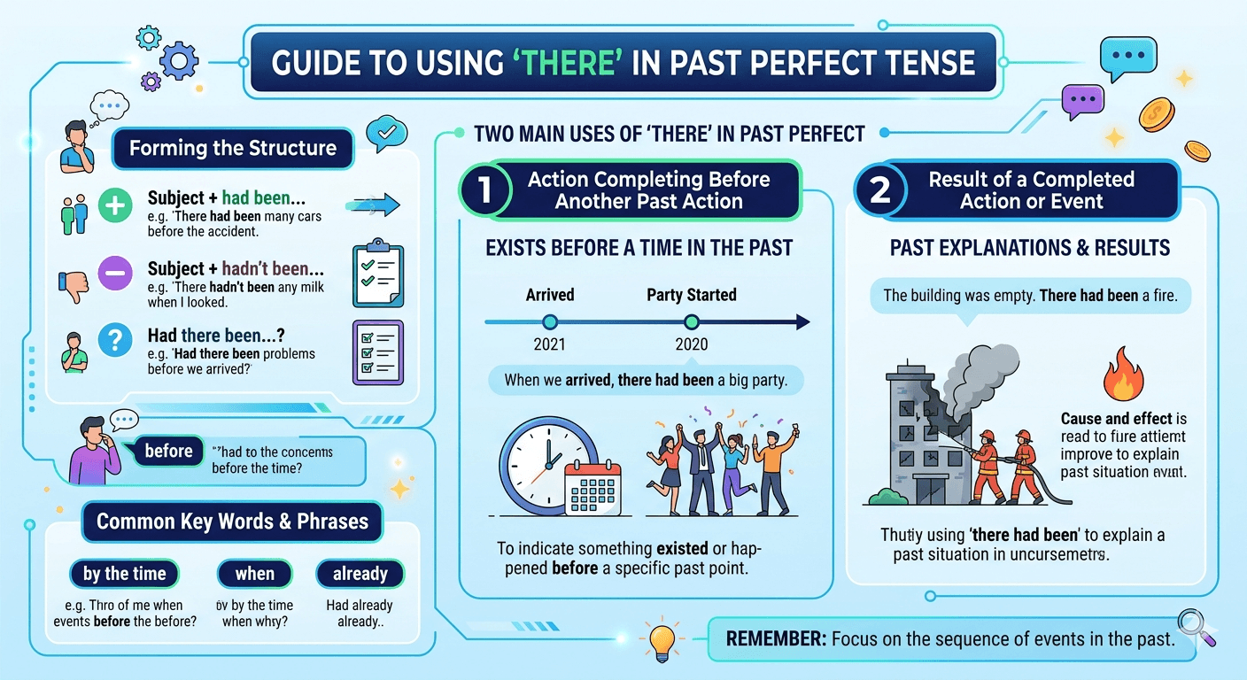 there in past perfect