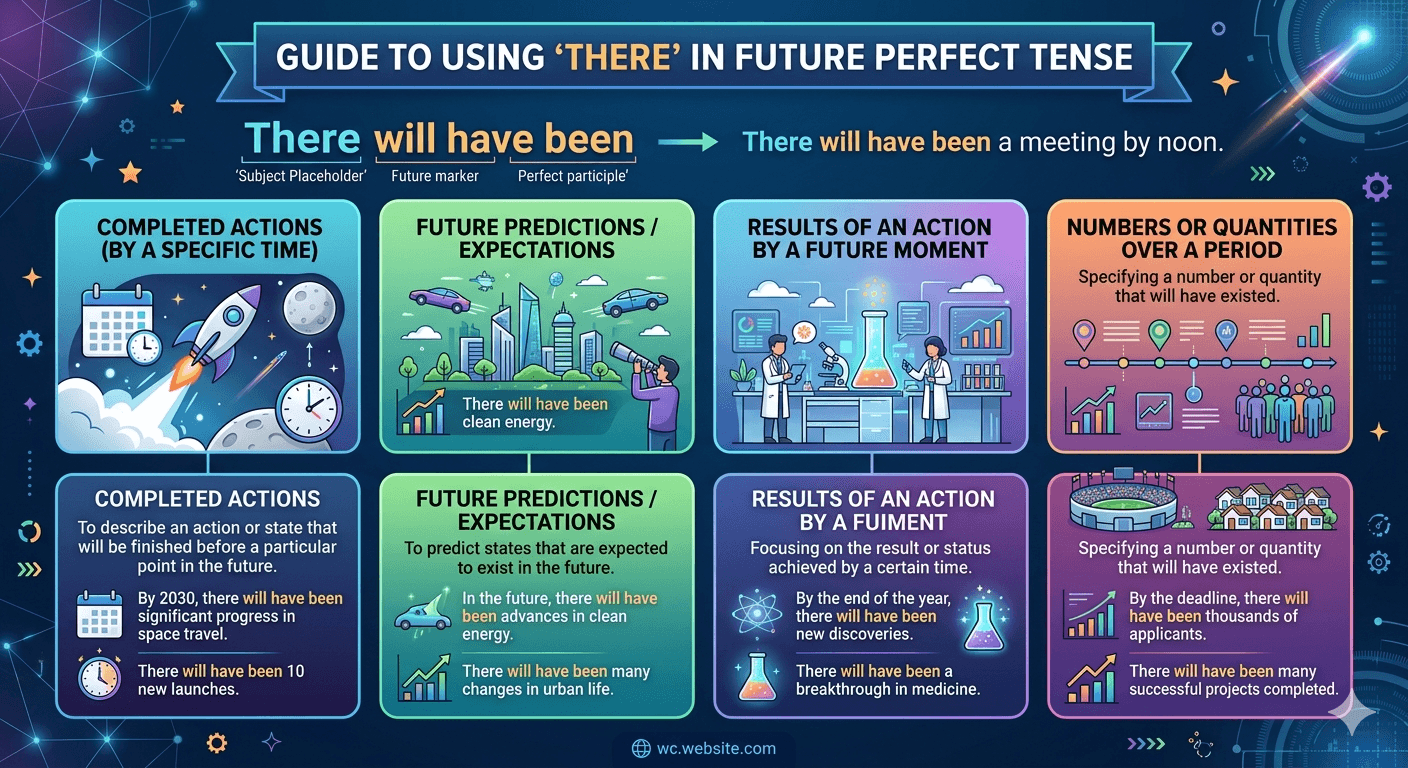 there with future perfect