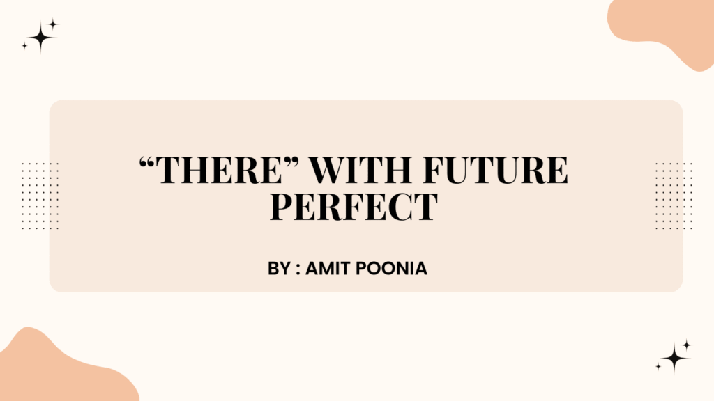 There with future perfect