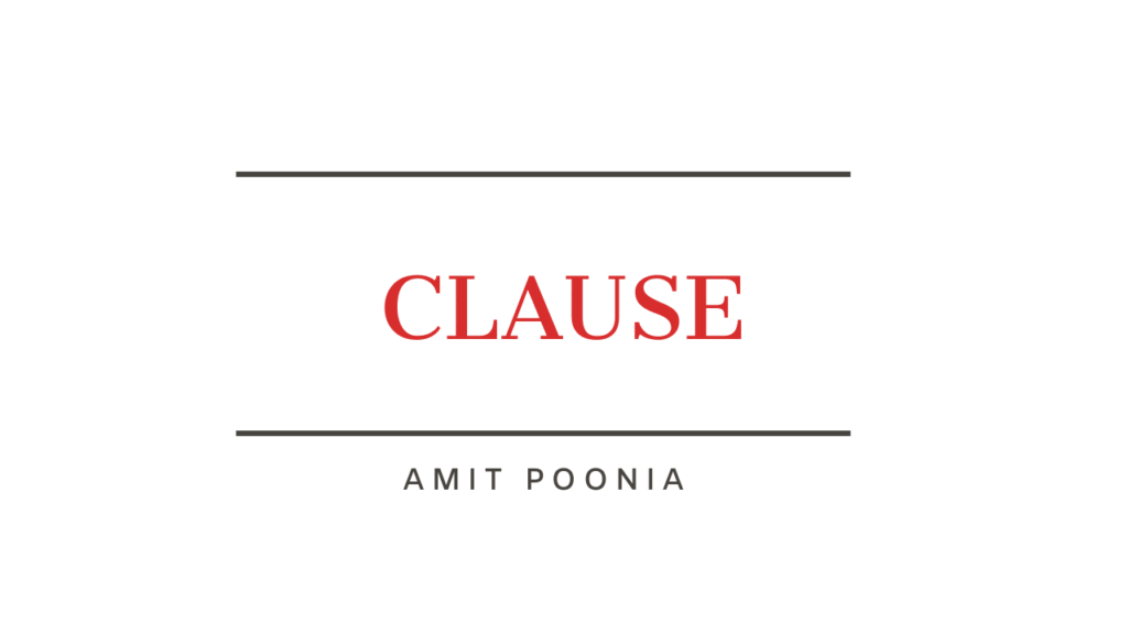 clause