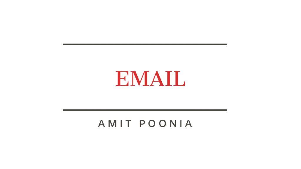Job Application Email Format