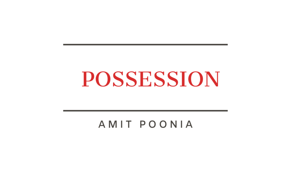 Possession in English