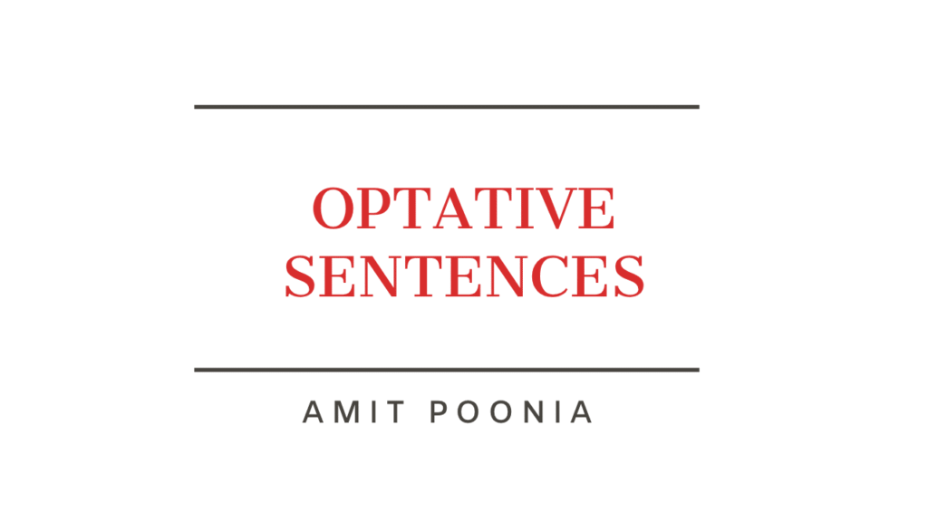 Optative Sentence