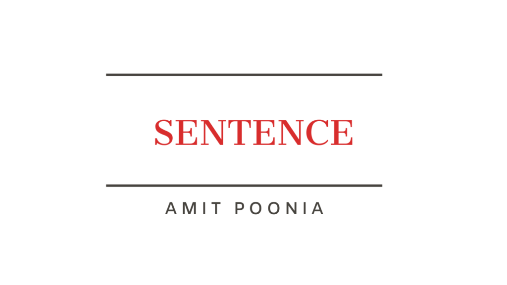 A Sentence