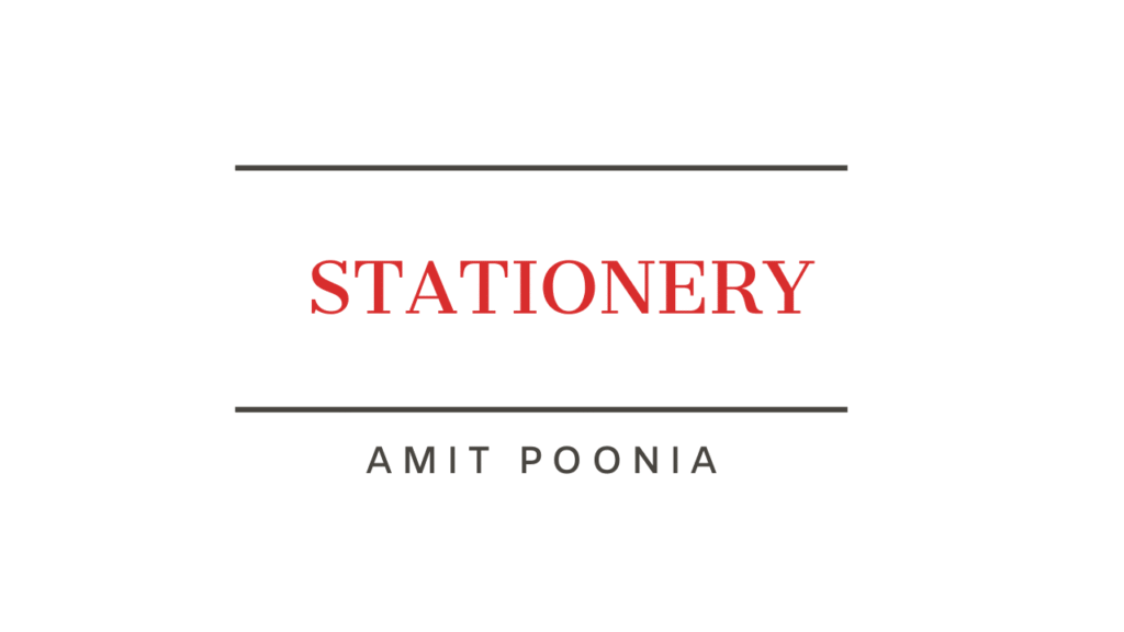 stationery