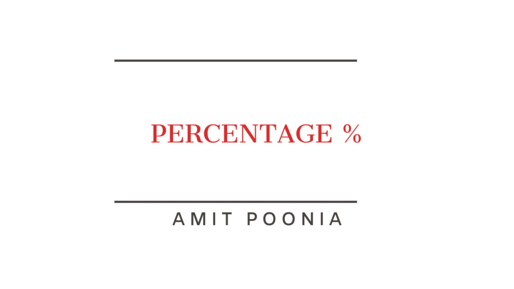 Percentage