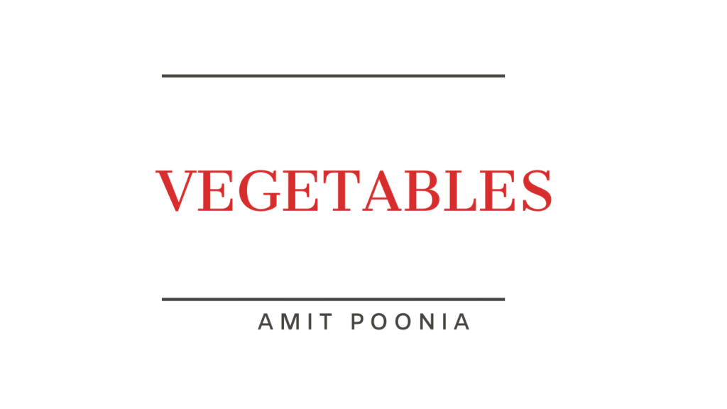 vegetables